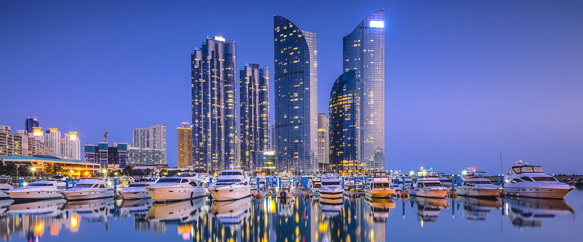 Busan cityscape and skyline, South Korea